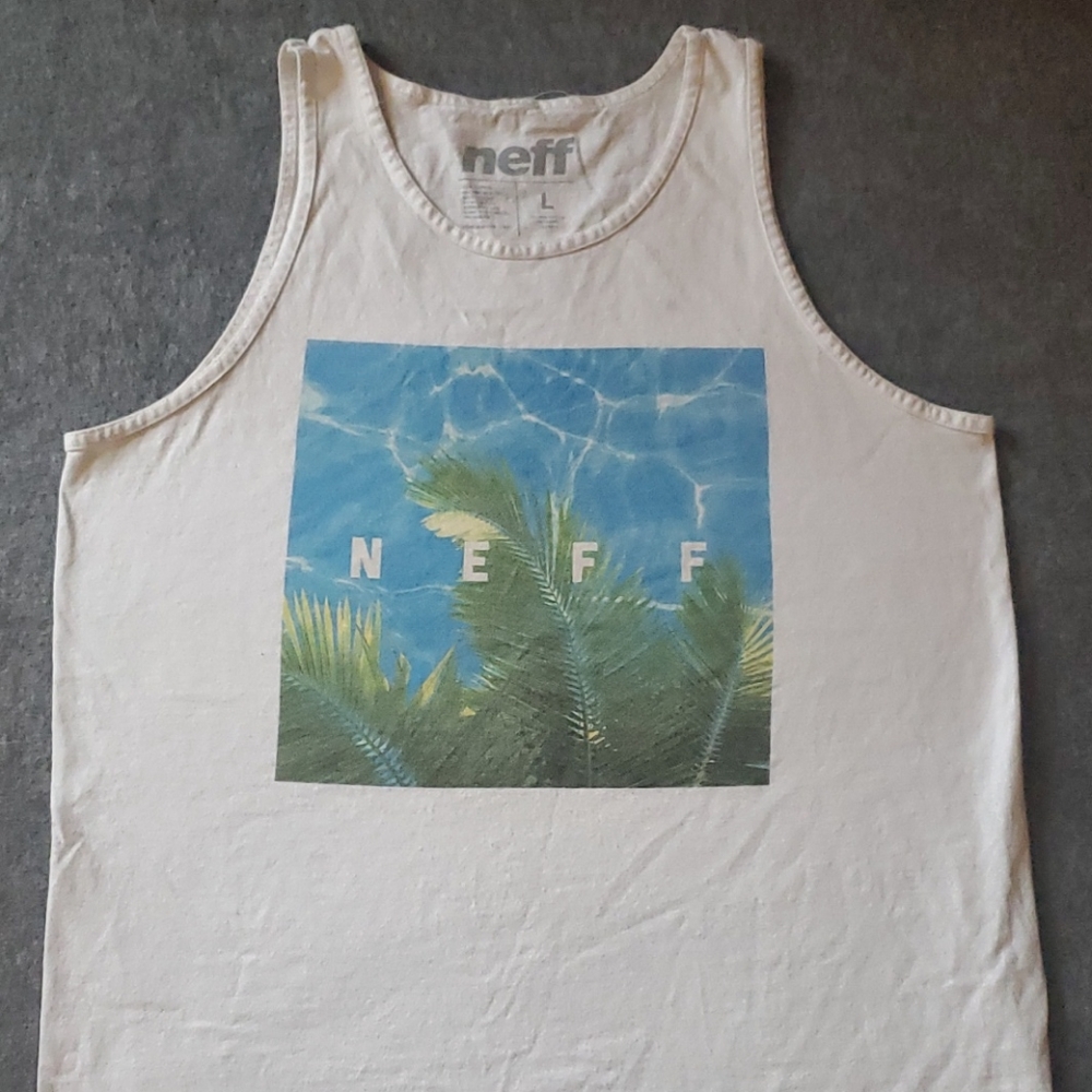 White Neff tank top